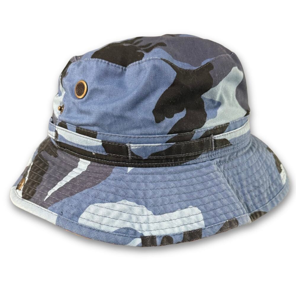 Mirmaru Blue Camo Bucket Hat | Unisex S/M